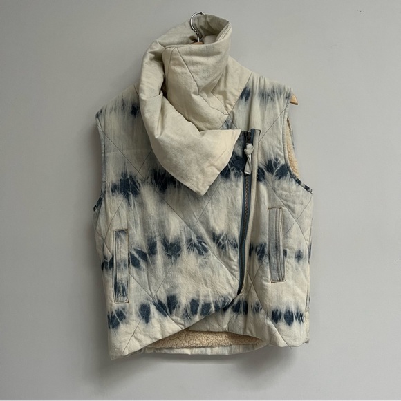 Free People Sherpa Lined Vest Size Small - Picture 5 of 16